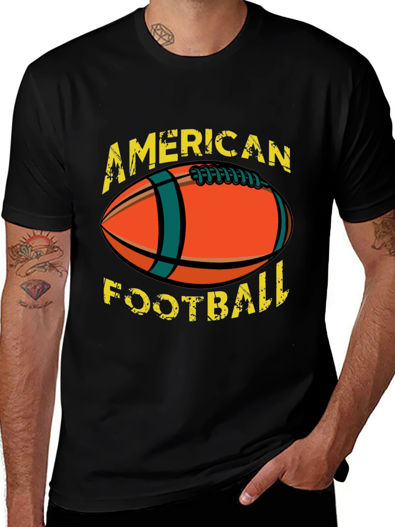 American Football Graphic T-Shirt