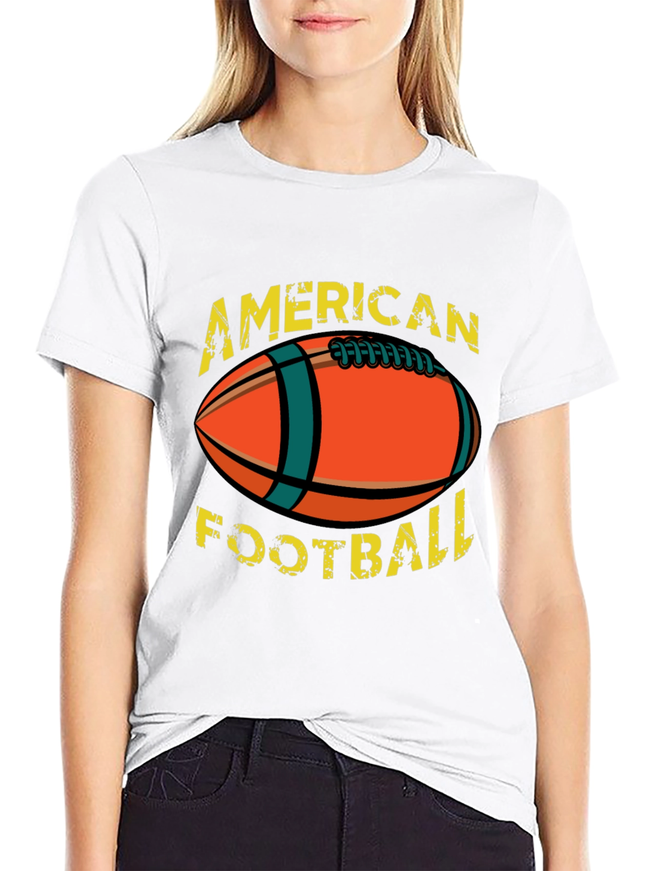 American Football Graphic T-Shirt