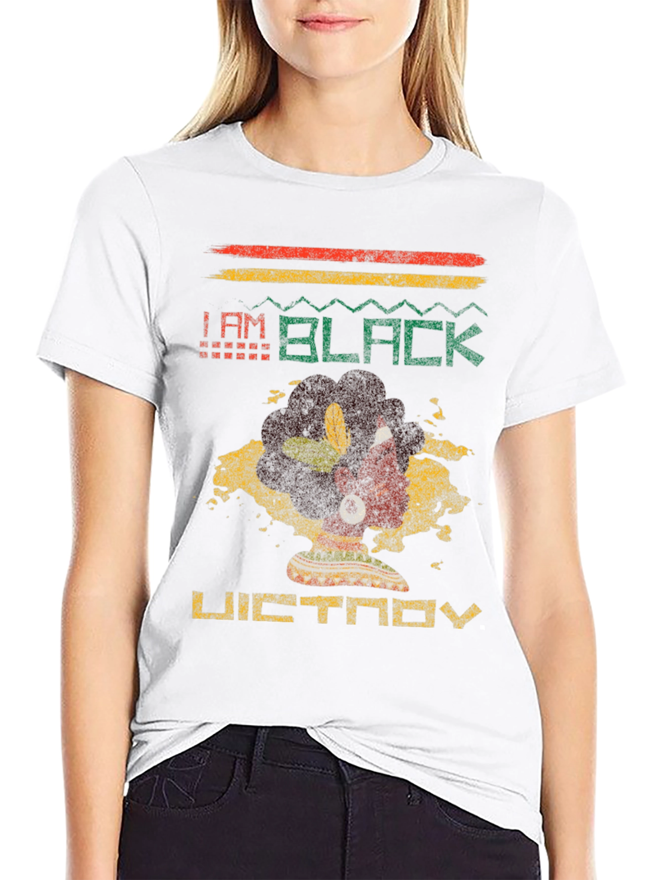I Am Black Victory T-Shirt
