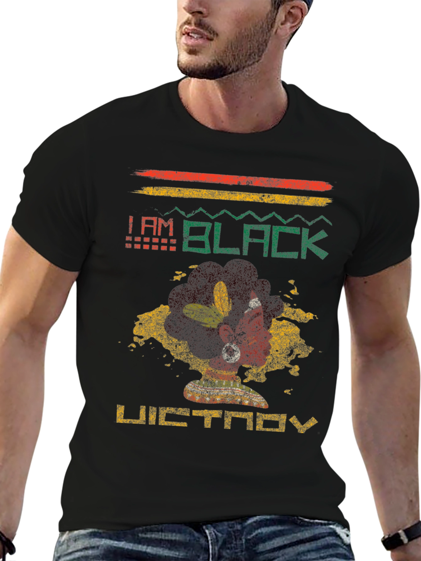 I Am Black Victory T-Shirt