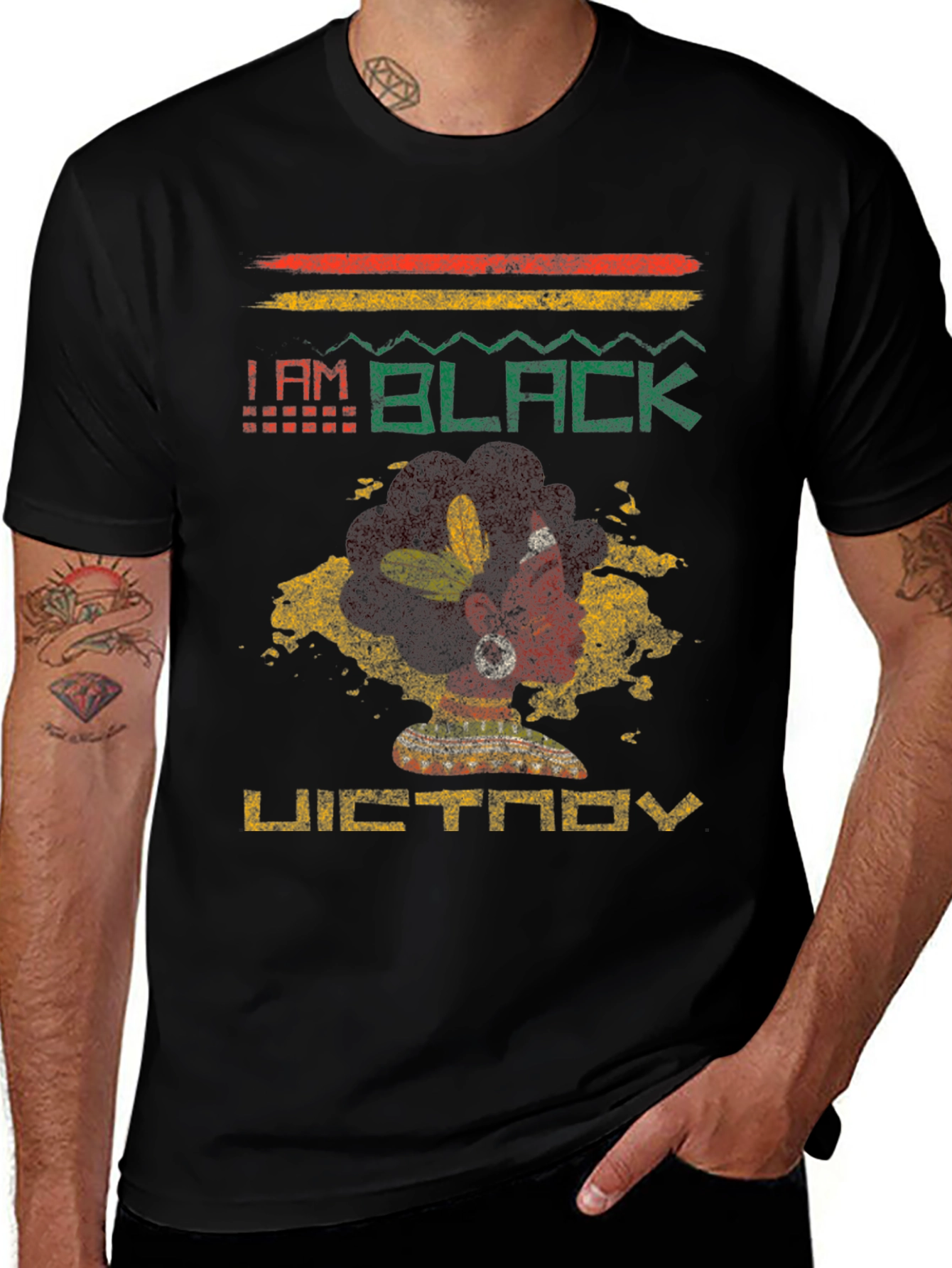 I Am Black Victory T-Shirt
