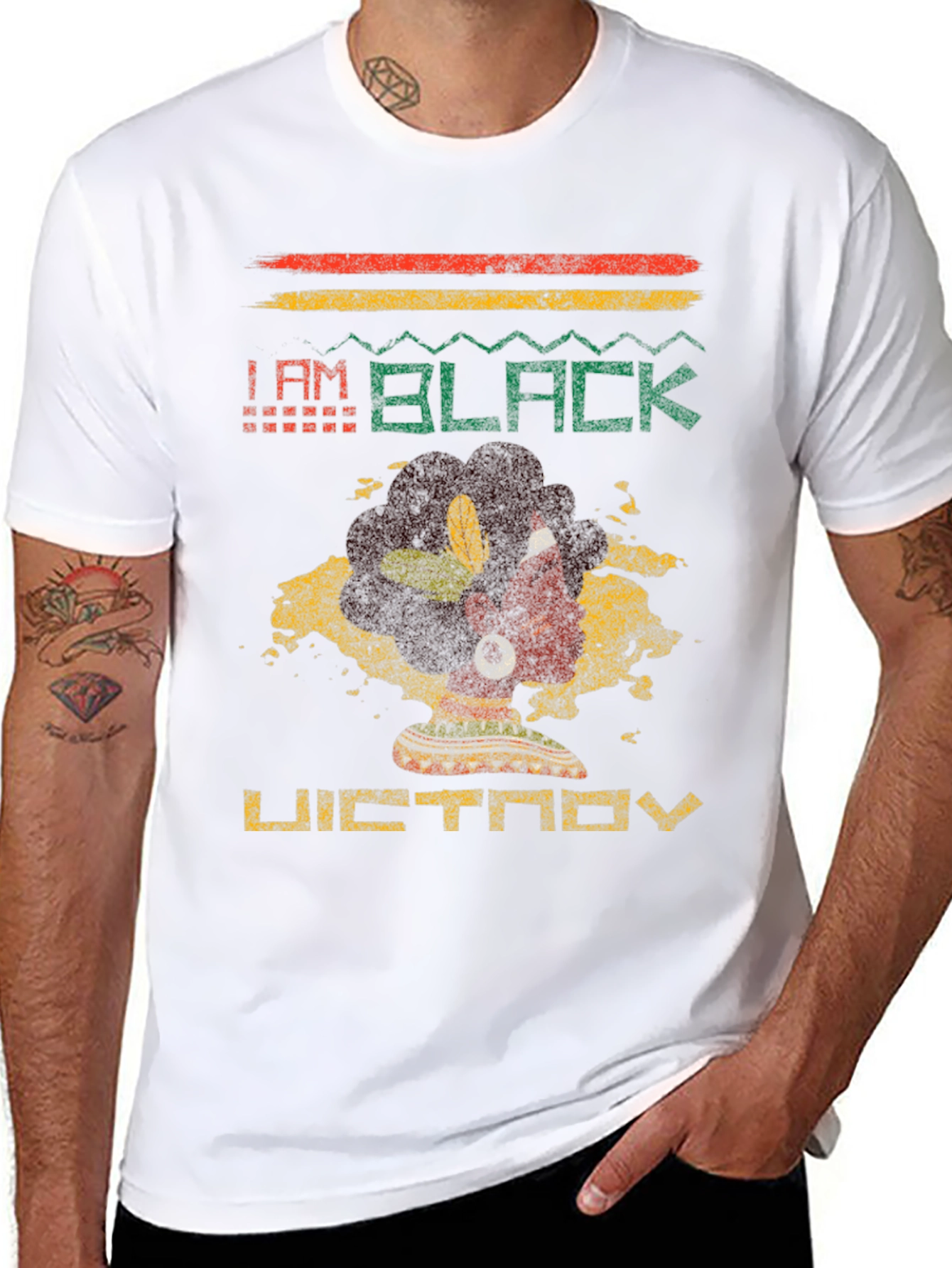 I Am Black Victory T-Shirt