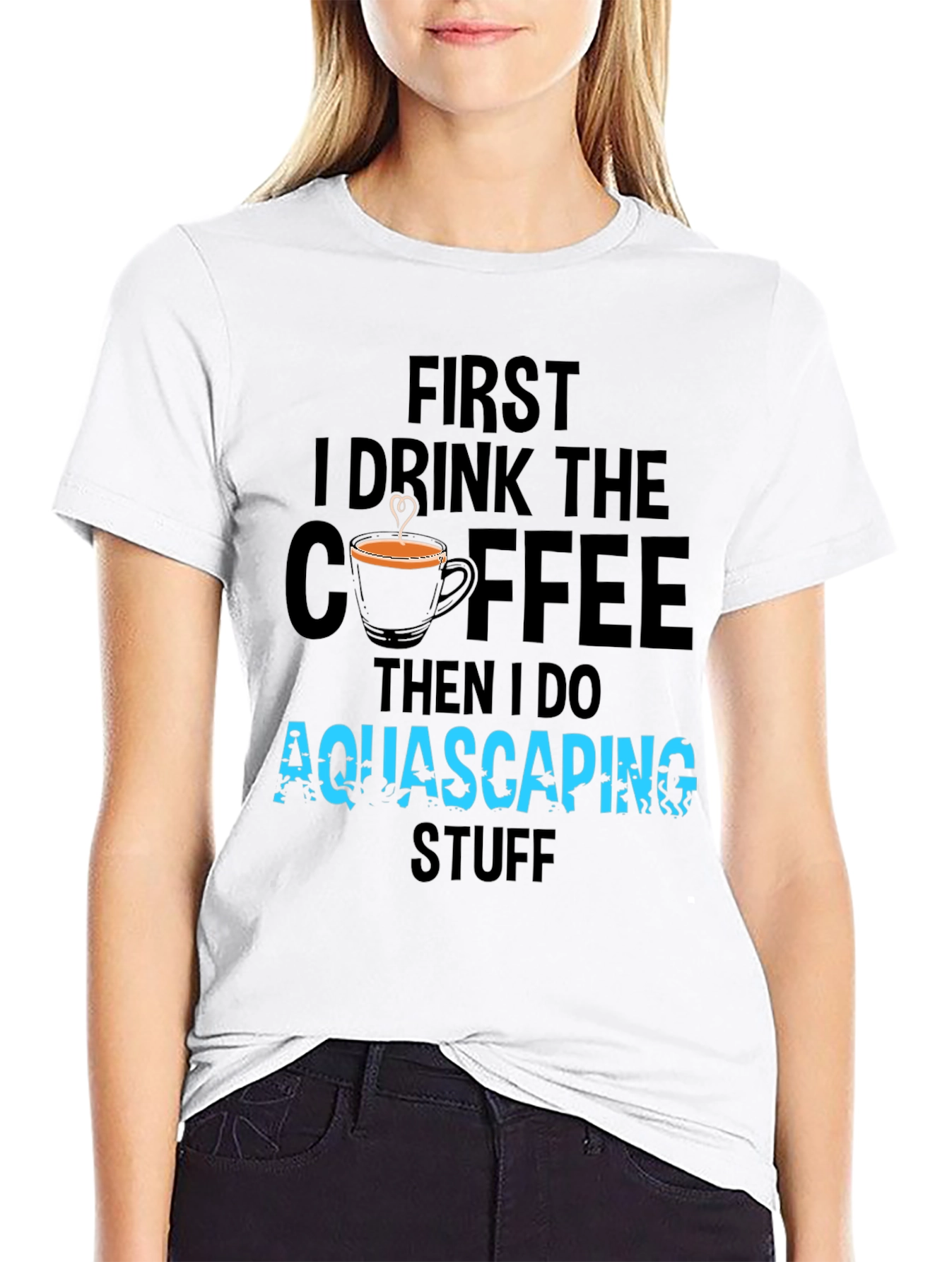 Aquascaping Coffee T-Shirt - Drink Coffee Do Aquascaping