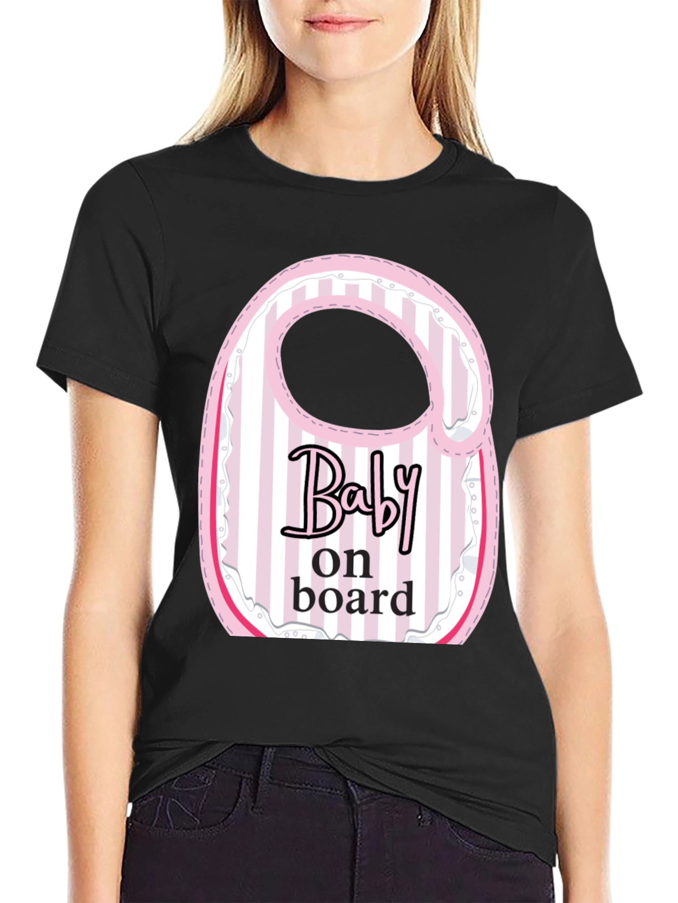 Baby On Board T-Shirt Bib Design