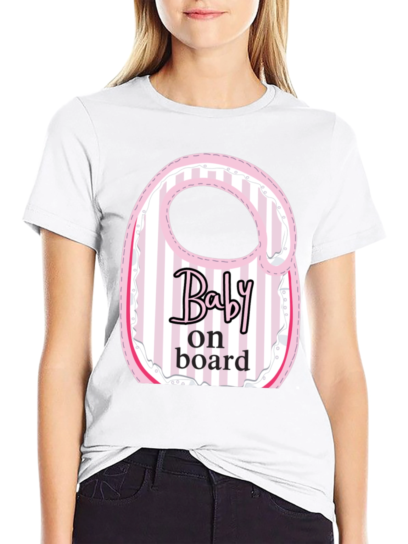 Baby On Board T-Shirt Bib Design