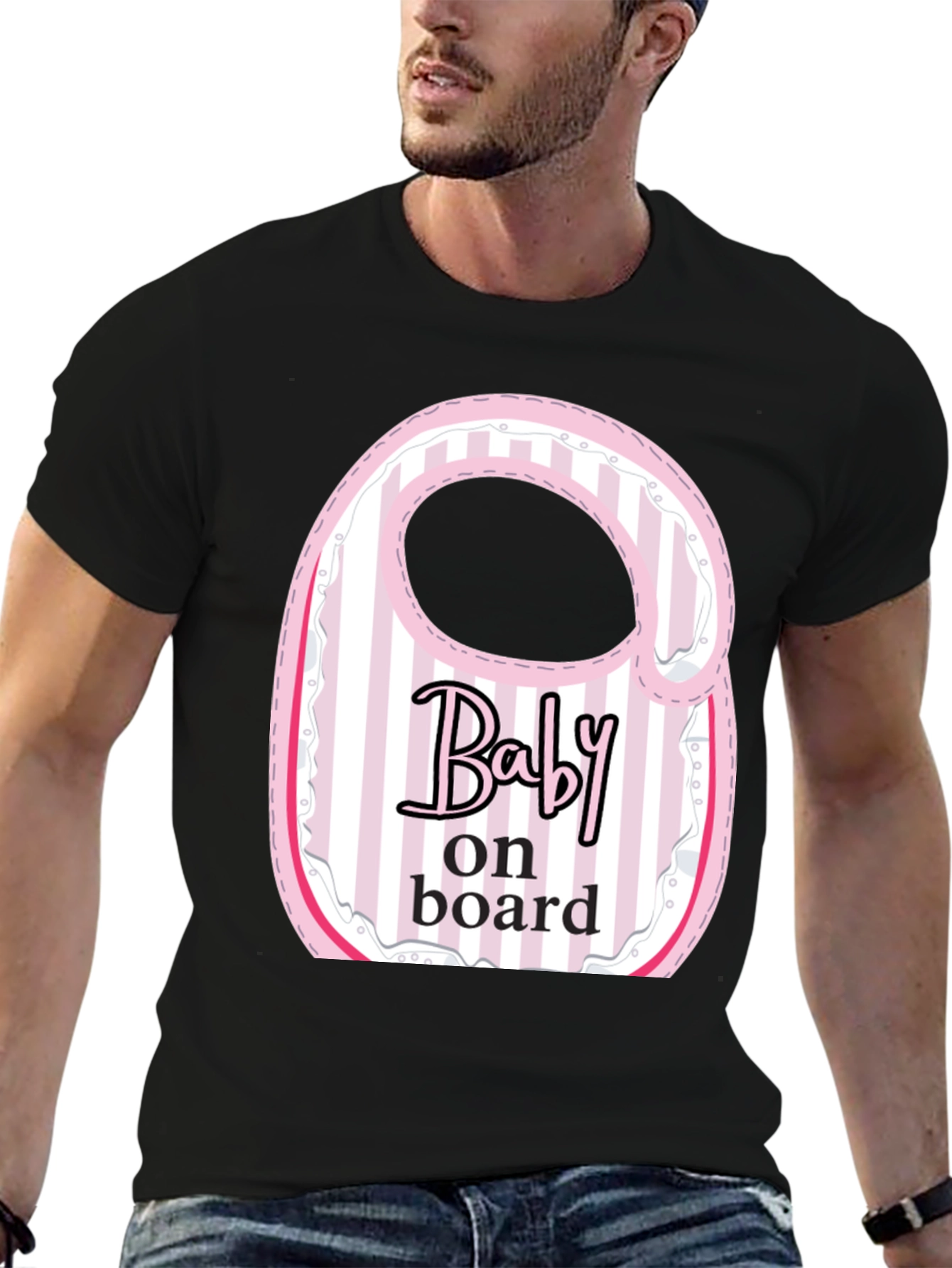 Baby On Board T-Shirt Bib Design