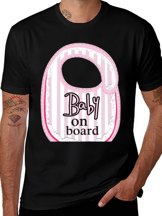 Baby On Board T-Shirt Bib Design