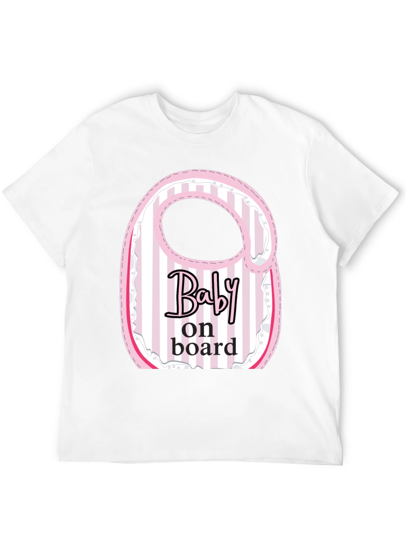 Baby On Board T-Shirt Bib Design
