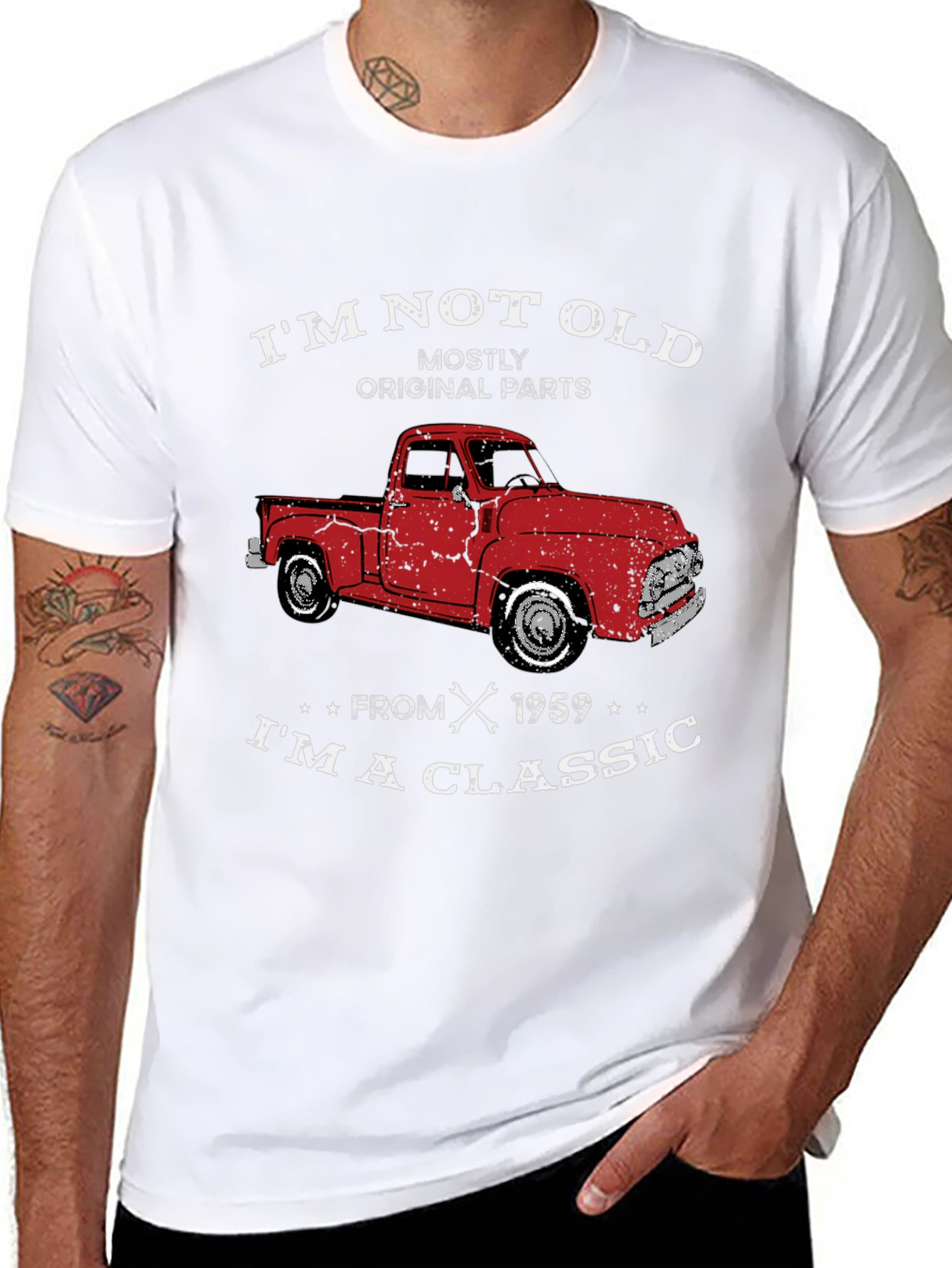 Im Not Old Classic Truck Graphic Tee