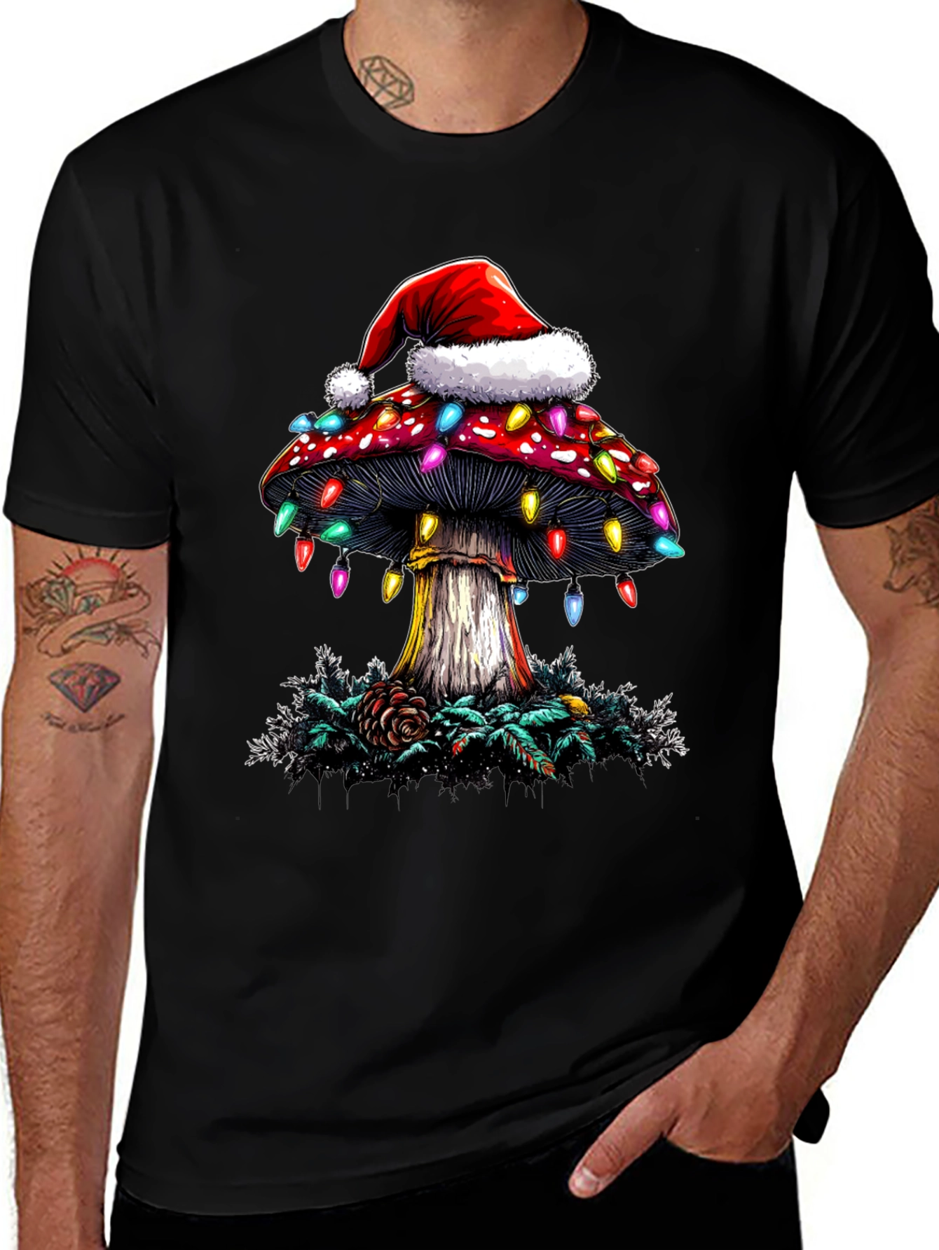 Christmas Mushroom T-Shirt