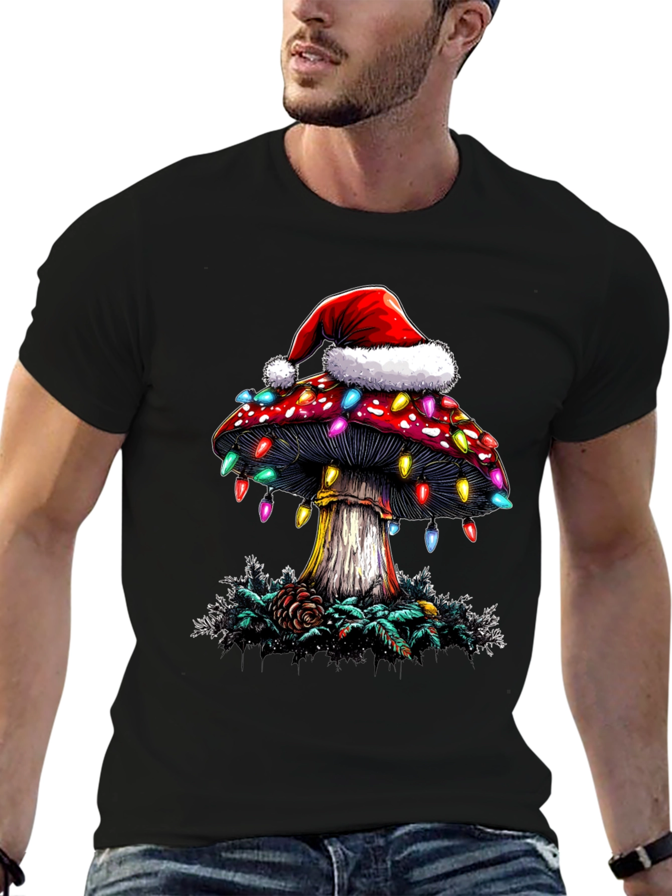 Christmas Mushroom T-Shirt