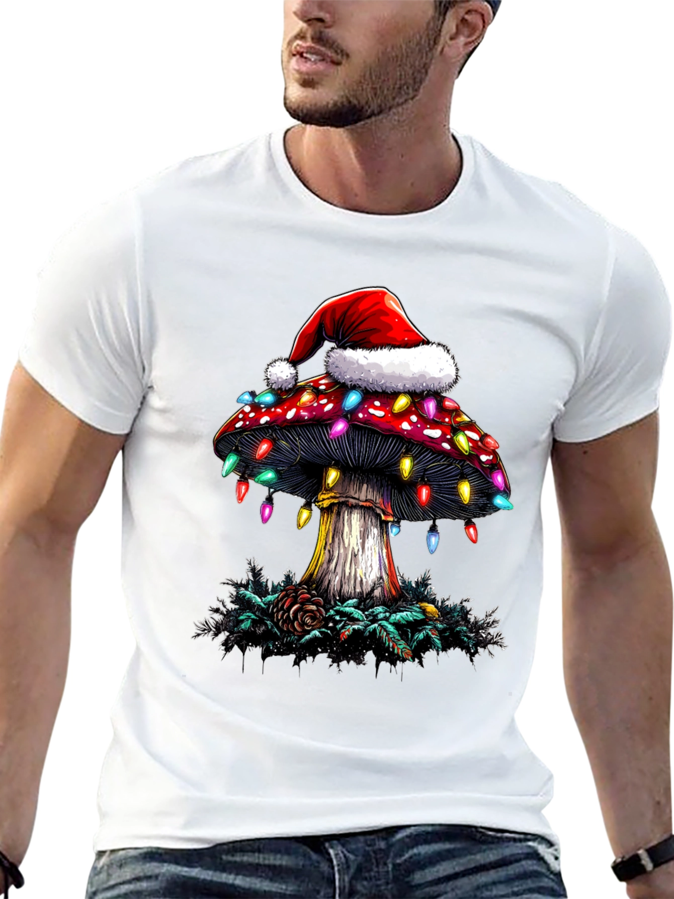 Christmas Mushroom T-Shirt