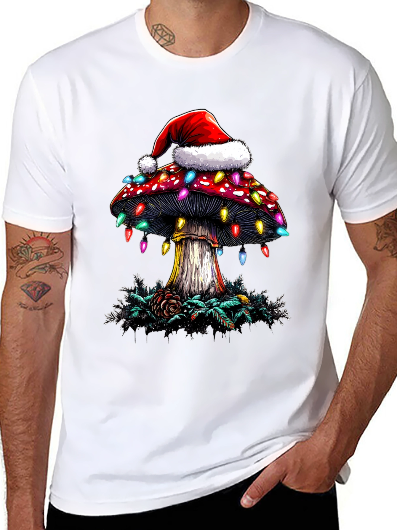 Christmas Mushroom T-Shirt