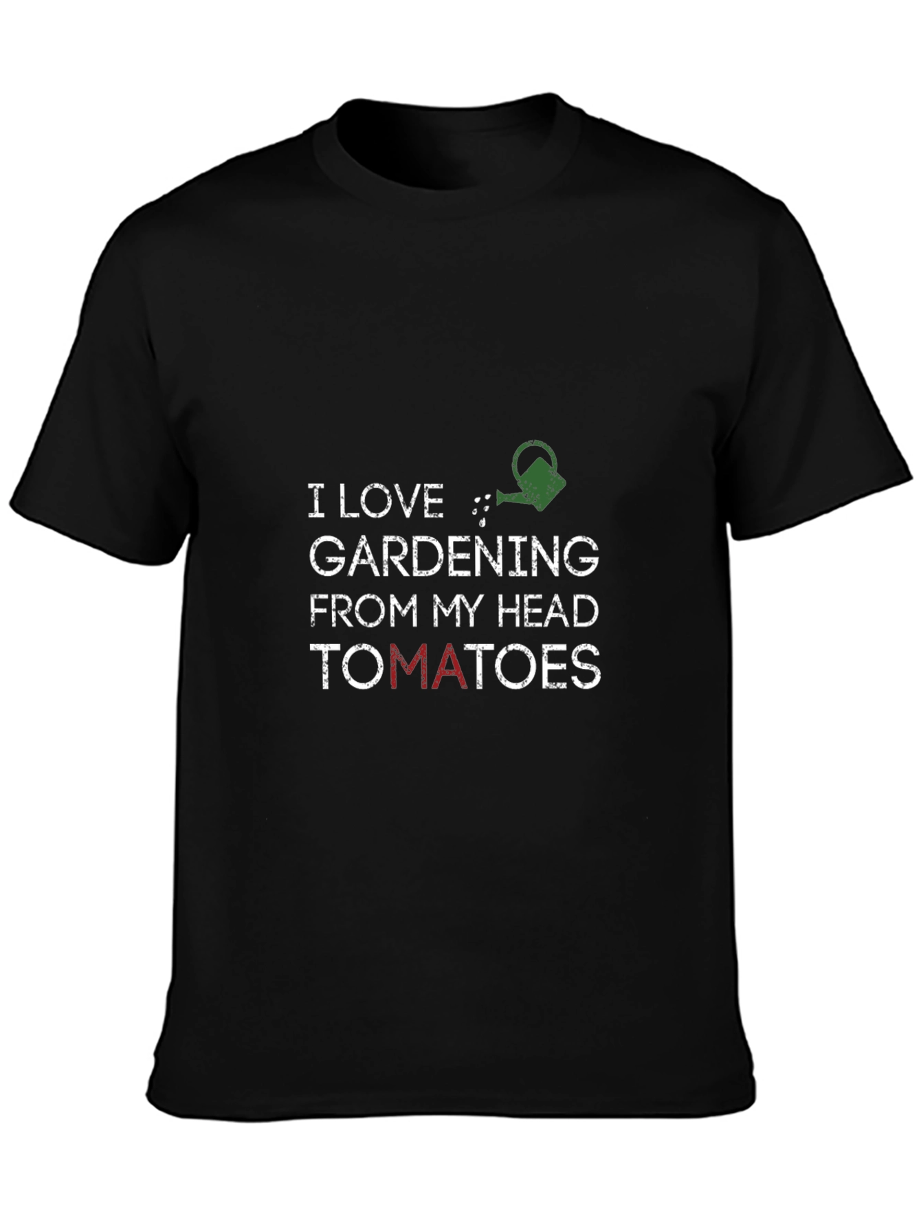 Gardening Lovers Black T-Shirt