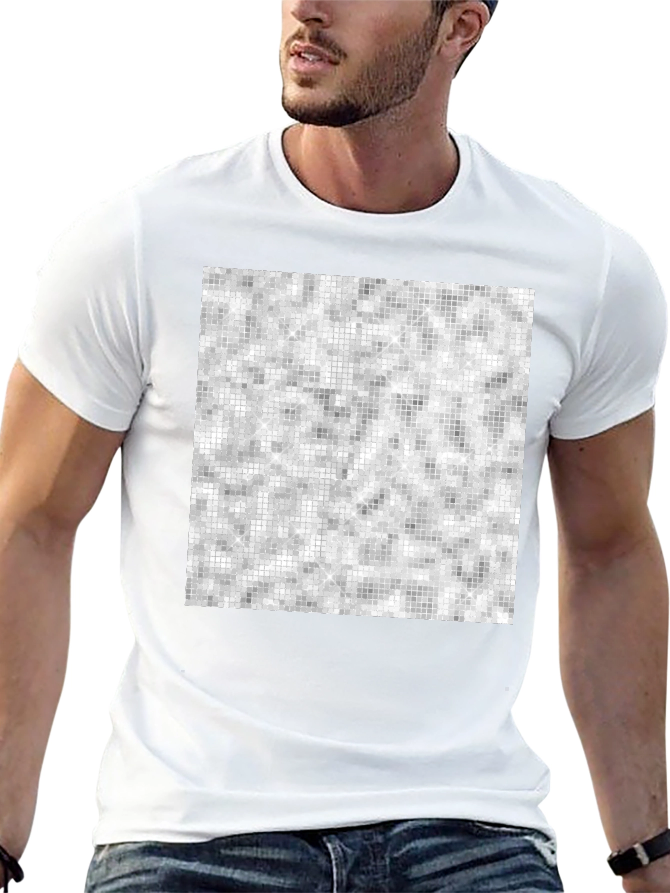 Abstract Black T-Shirt