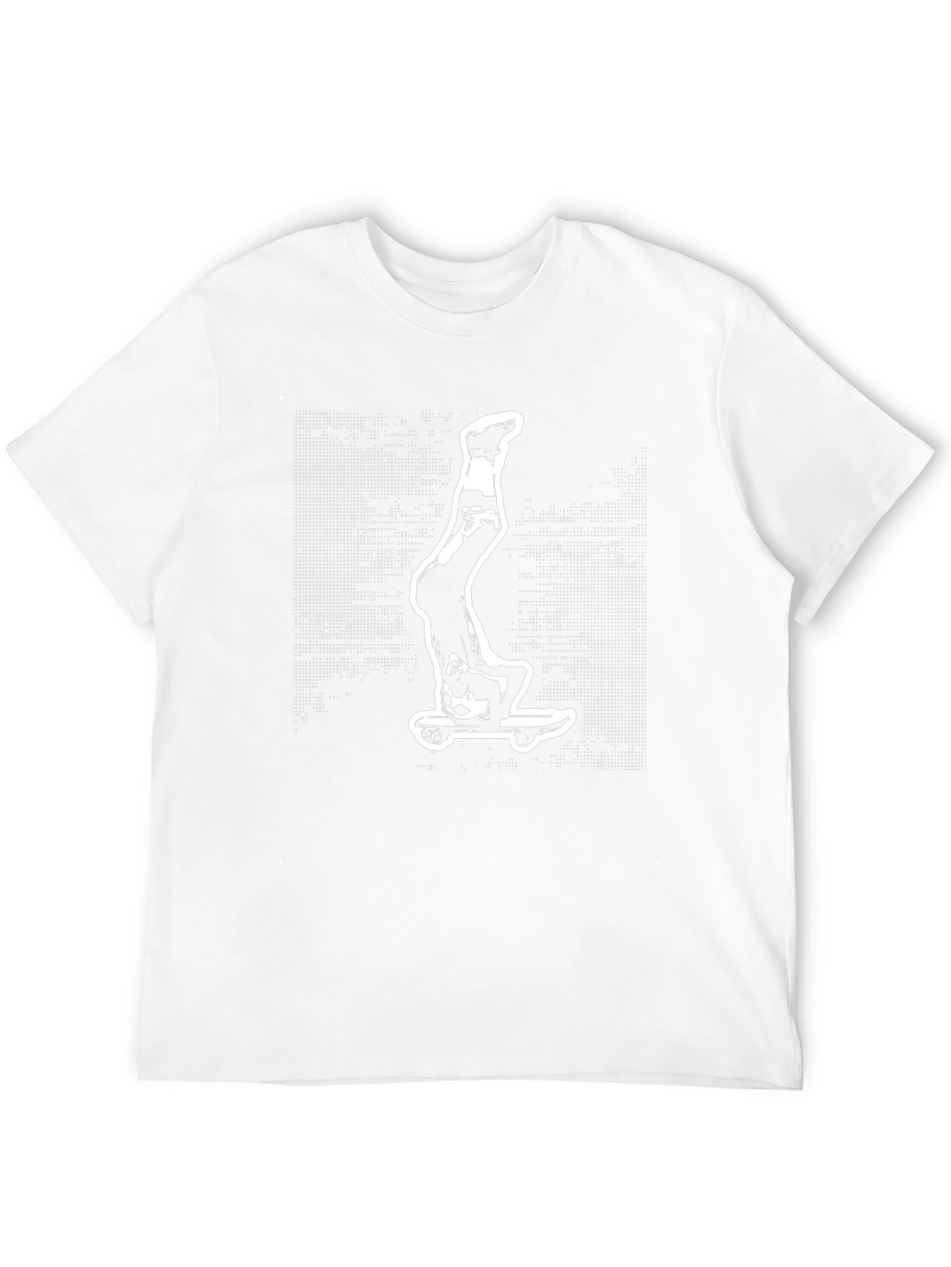 Skateboard Headstand Graphic Tee - Black