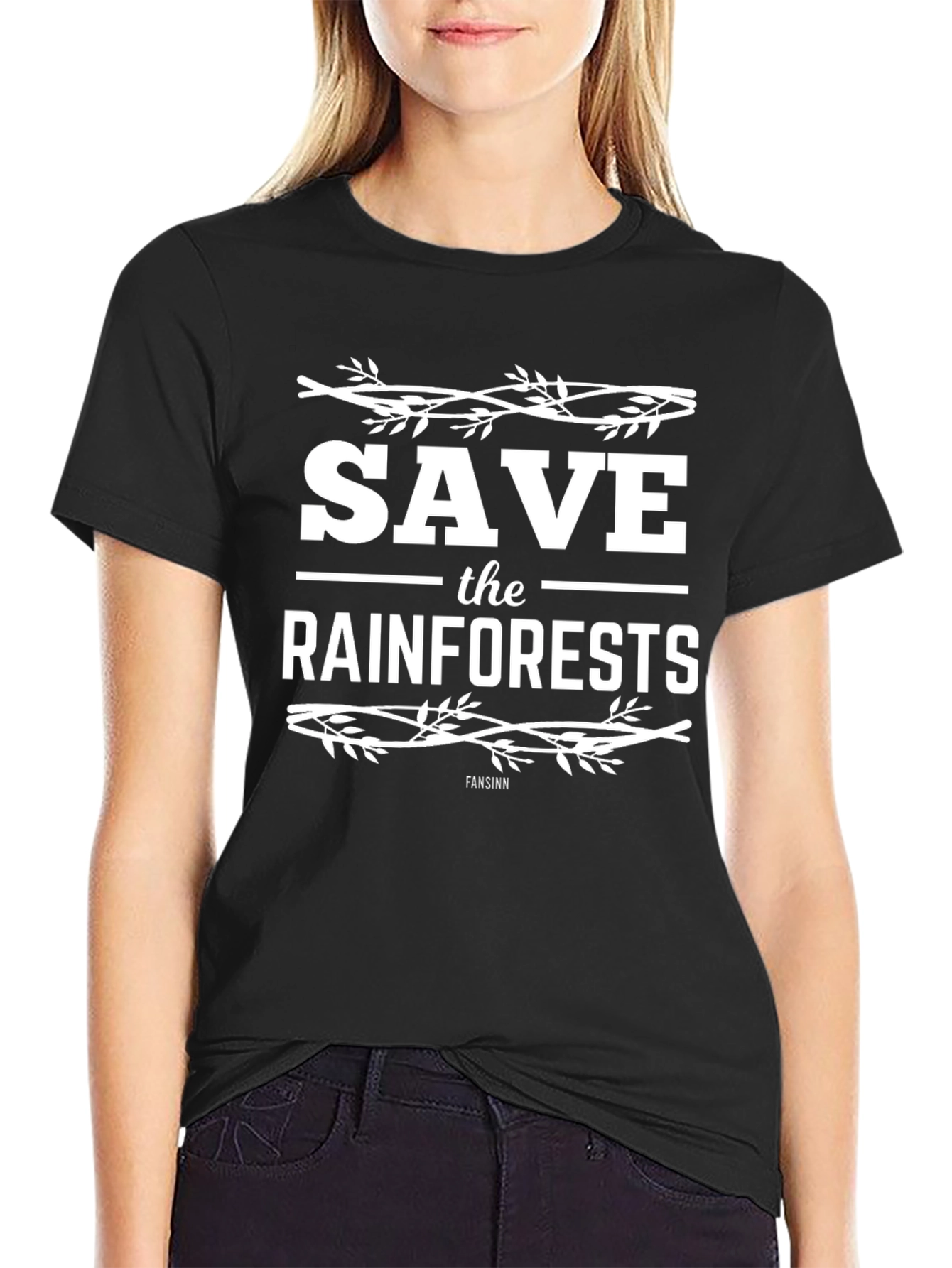 Save The Rainforests Graphic Tee - Eco-Friendly Fashion