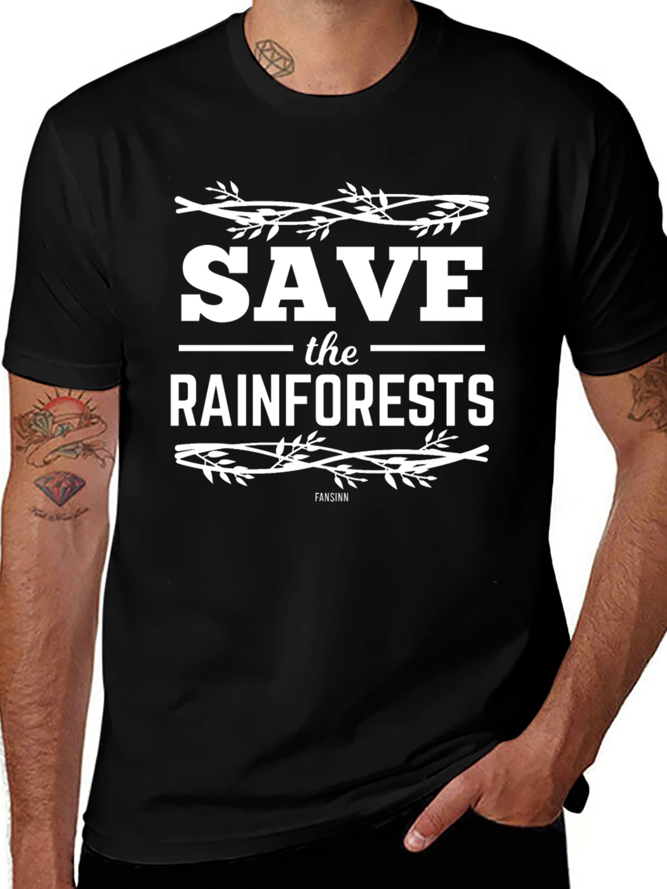 Save The Rainforests Graphic Tee - Eco-Friendly Fashion