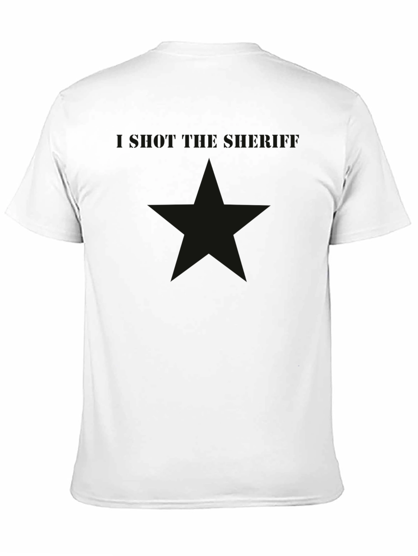 Mens Solid Black Crew Neck T-Shirt Casual Wear