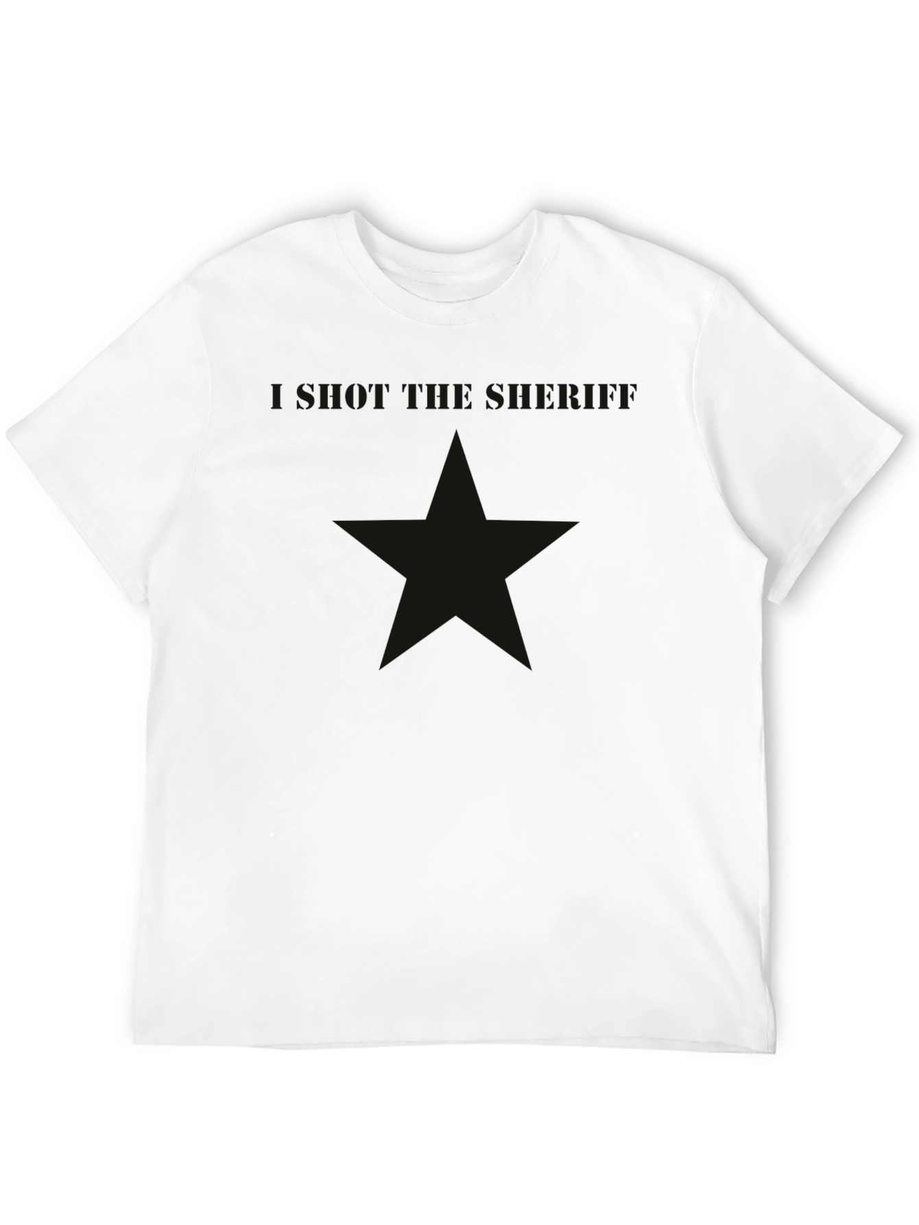 Mens Solid Black Crew Neck T-Shirt Casual Wear