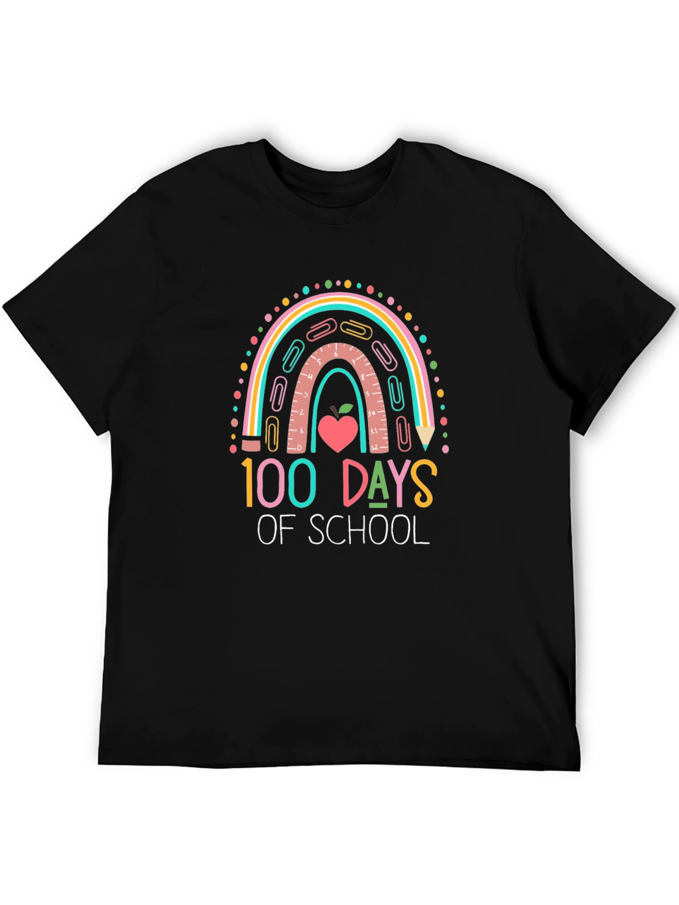 100 Days of School Rainbow T-Shirt