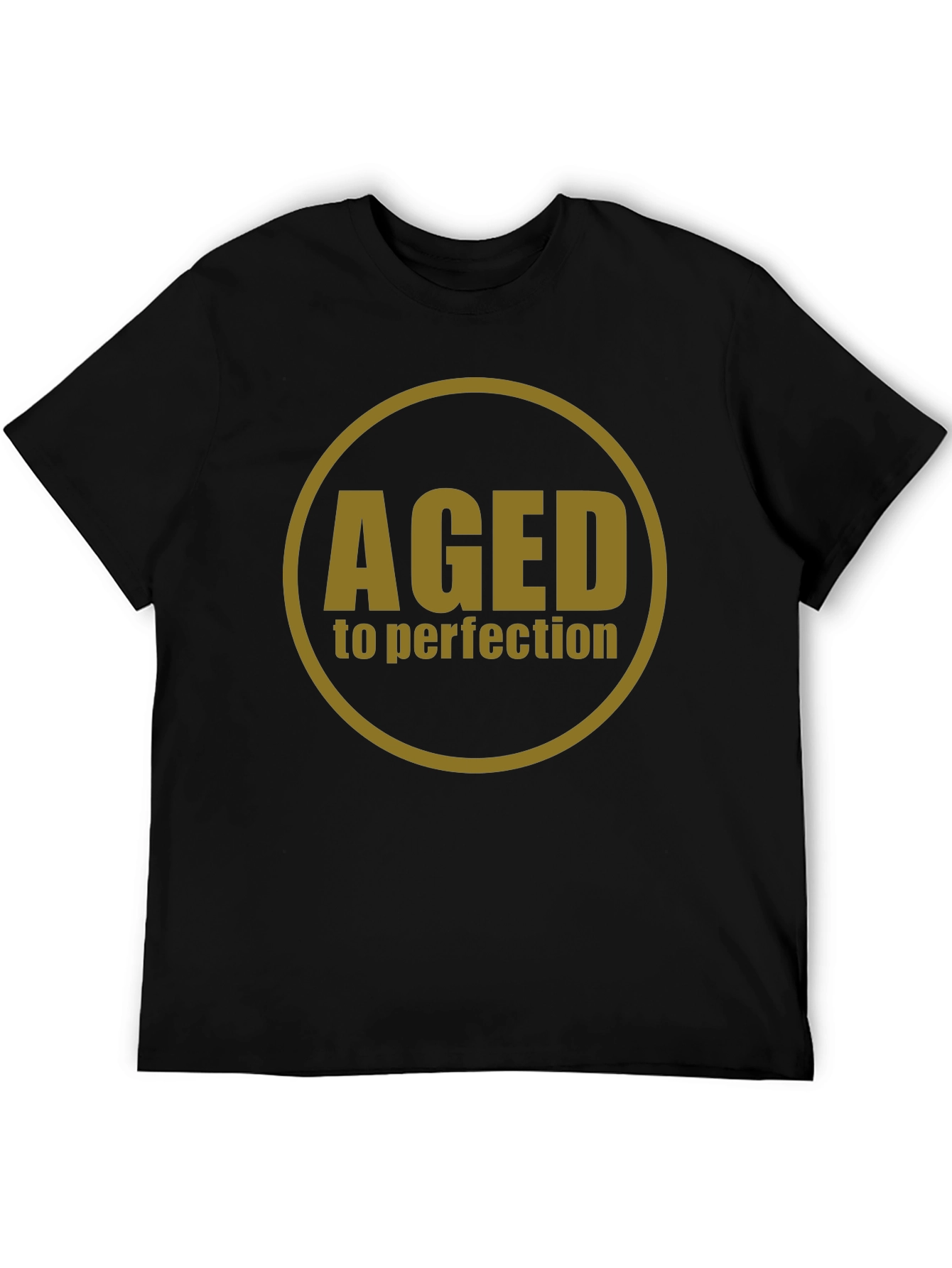 Aged to Perfection Black Graphic Tee