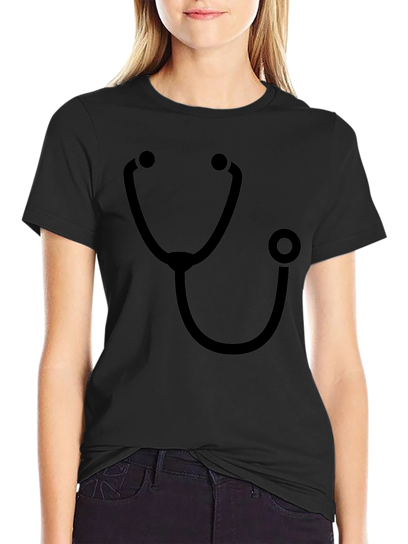 Stethoscope Graphic T-Shirt - Medical Professional Tee