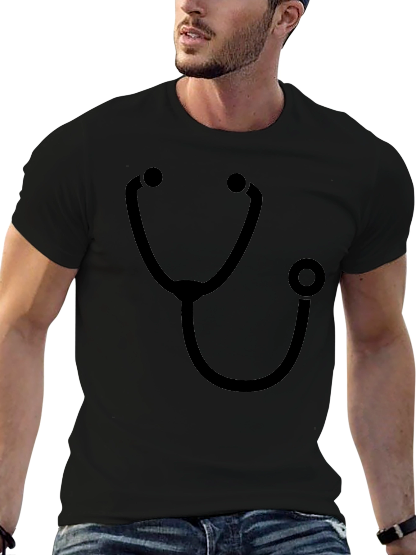 Stethoscope Graphic T-Shirt - Medical Professional Tee
