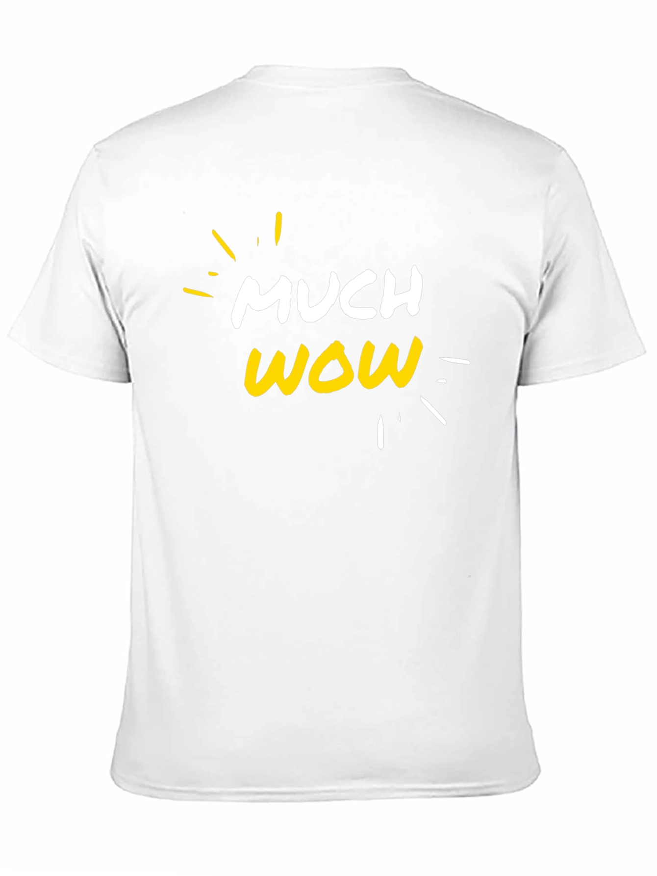 Much Wow Graphic T-Shirt - Casual Black Tee