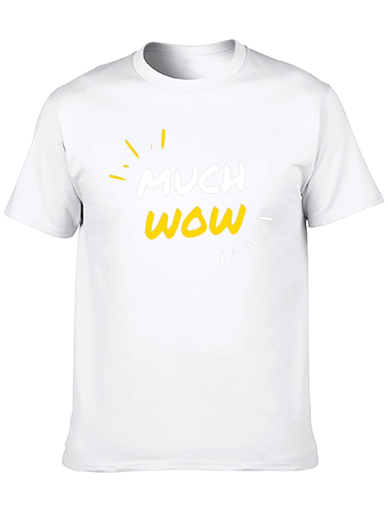 Much Wow Graphic T-Shirt - Casual Black Tee