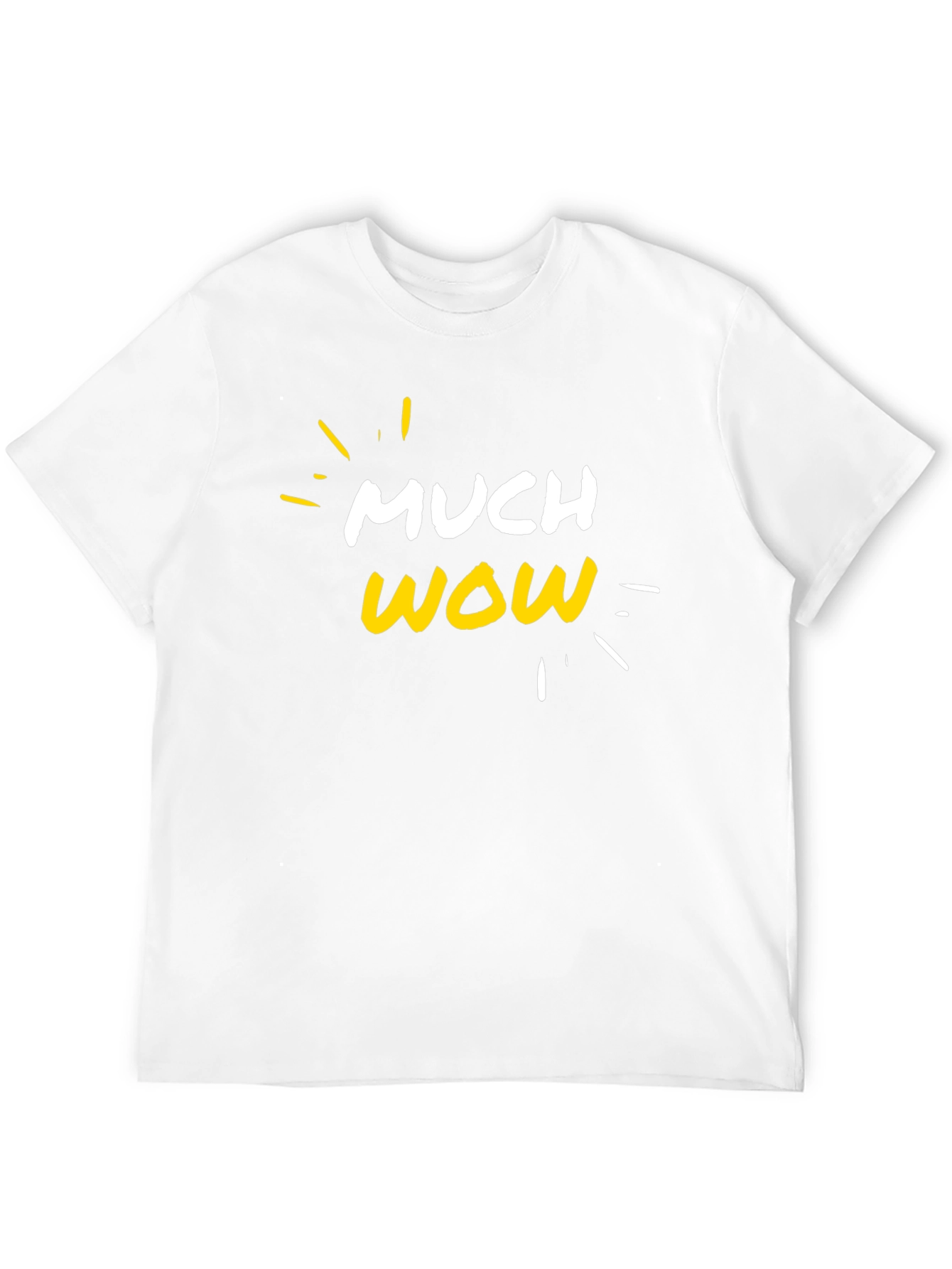 Much Wow Graphic T-Shirt - Casual Black Tee