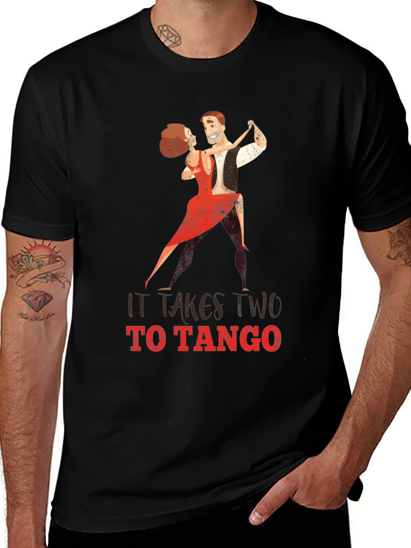 It Takes Two to Tango Graphic T-Shirt