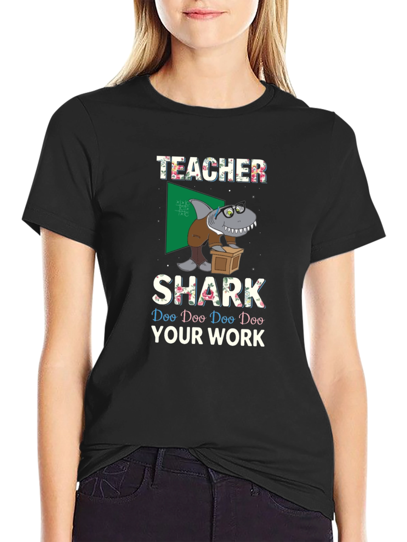 Teacher Shark Graphic Tee