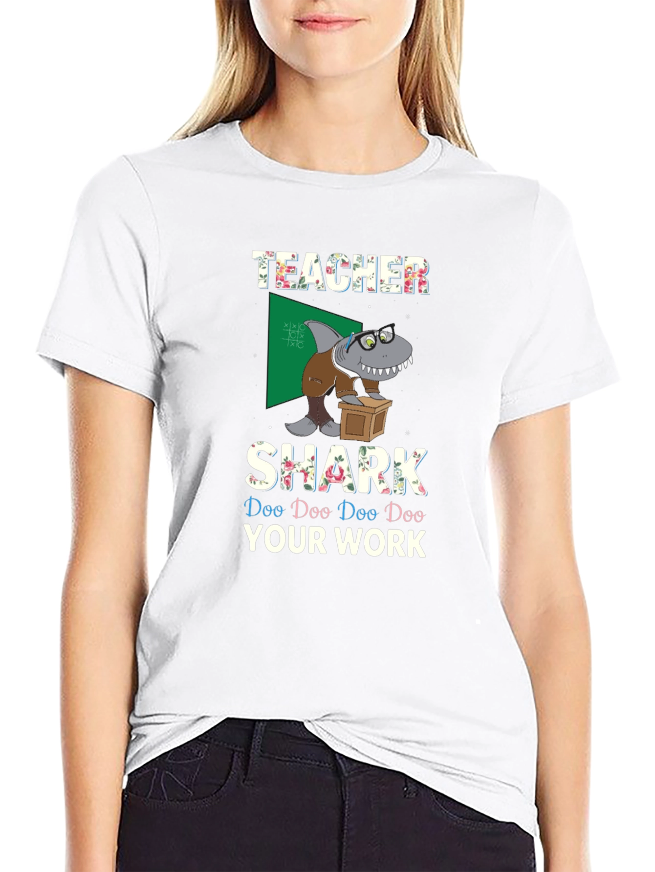 Teacher Shark Graphic Tee