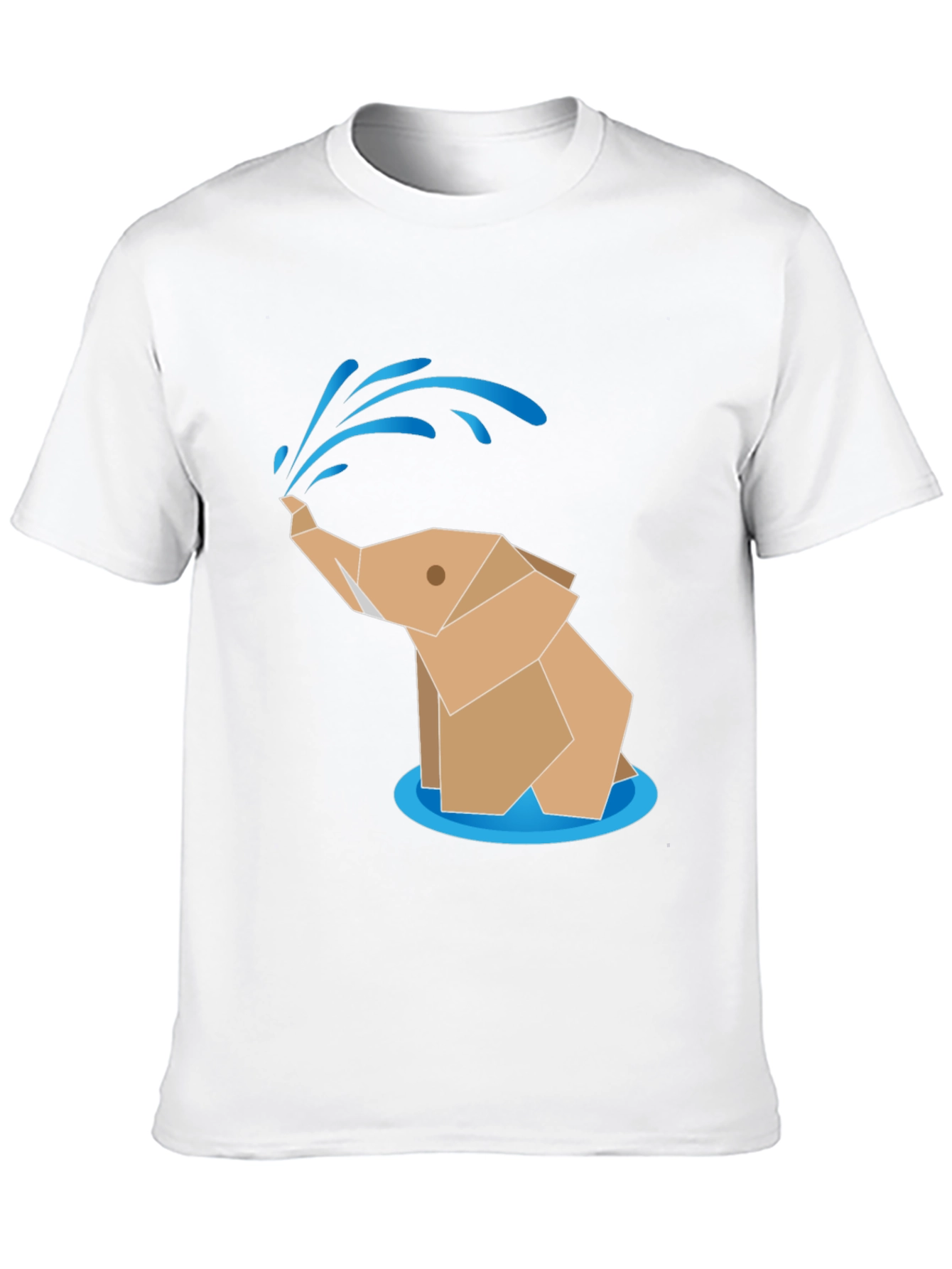 Origami Elephant T-Shirt - Quirky & Stylish
