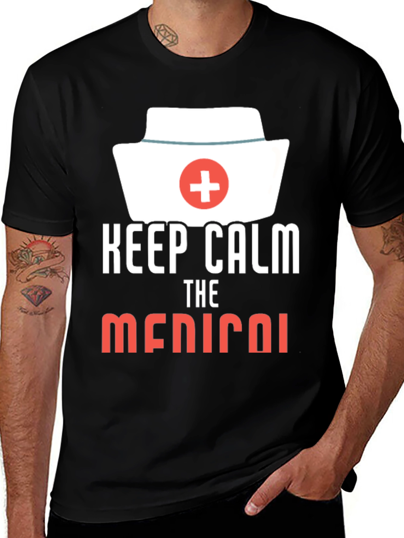 Keep Calm Medical T-Shirt Nurse Doctor Gift