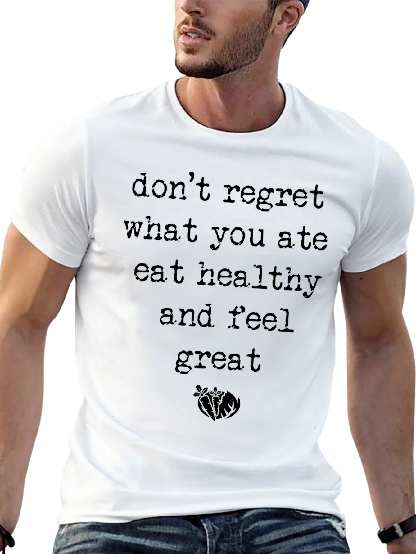 Eat Healthy Graphic Tee