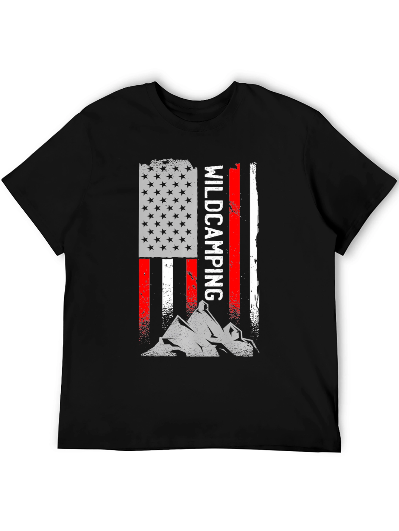 Wildcamping USA Flag T-Shirt