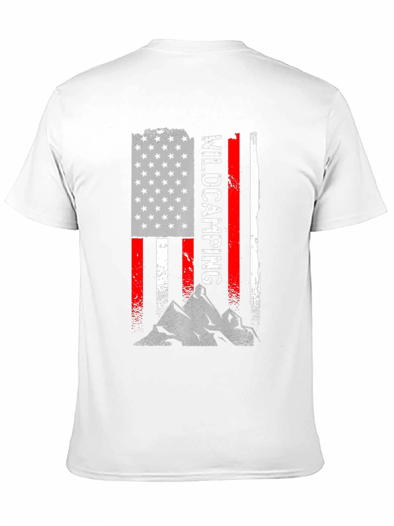 Wildcamping USA Flag T-Shirt