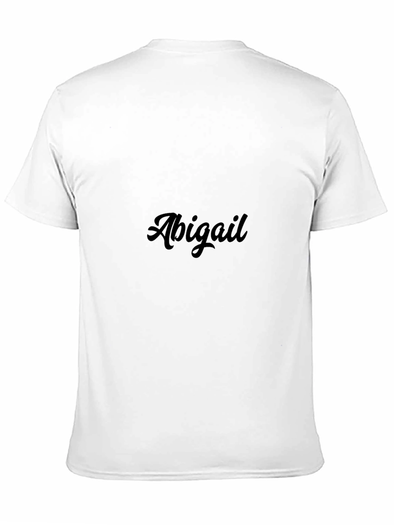 Personalized Abigail Black T-Shirt