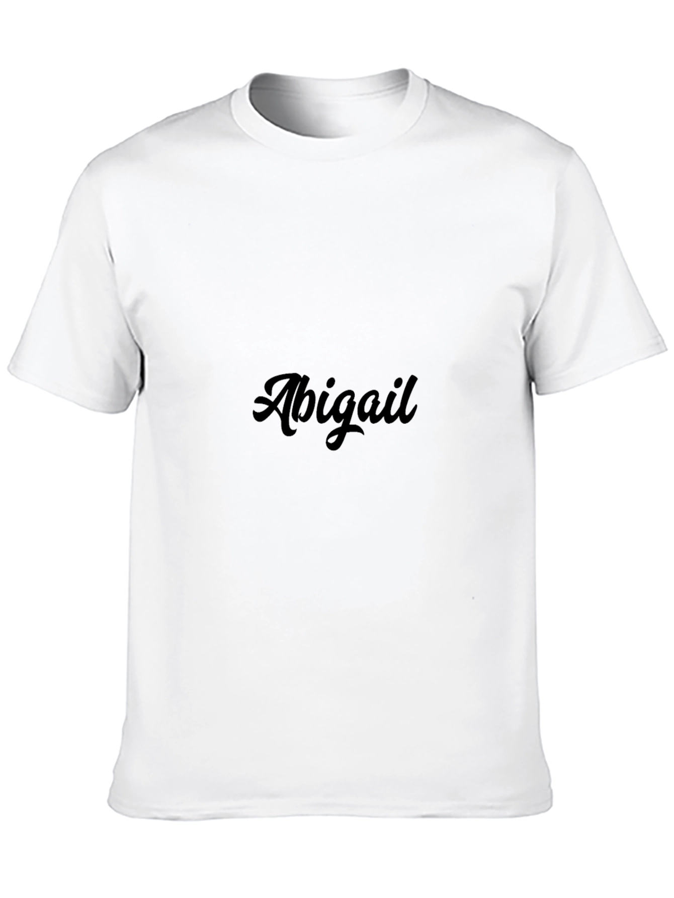 Personalized Abigail Black T-Shirt