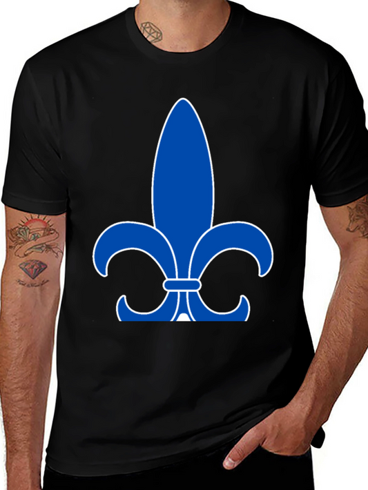 Fleur-de-Lis Graphic Black T-Shirt