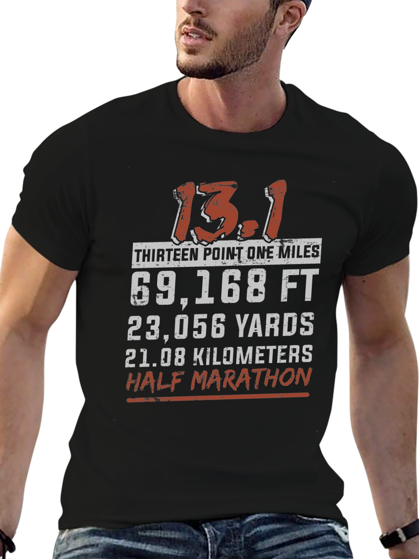 13.1 Half Marathon Distance Graphic Tee