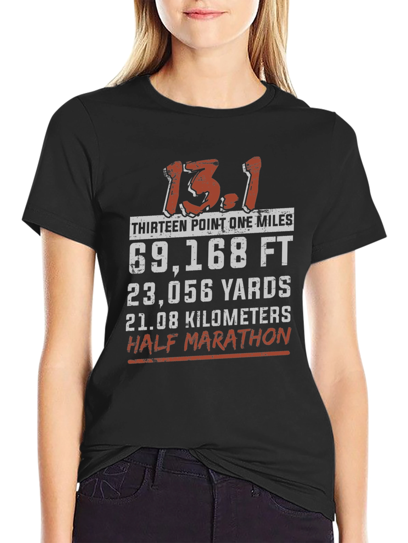 13.1 Half Marathon Distance Graphic Tee