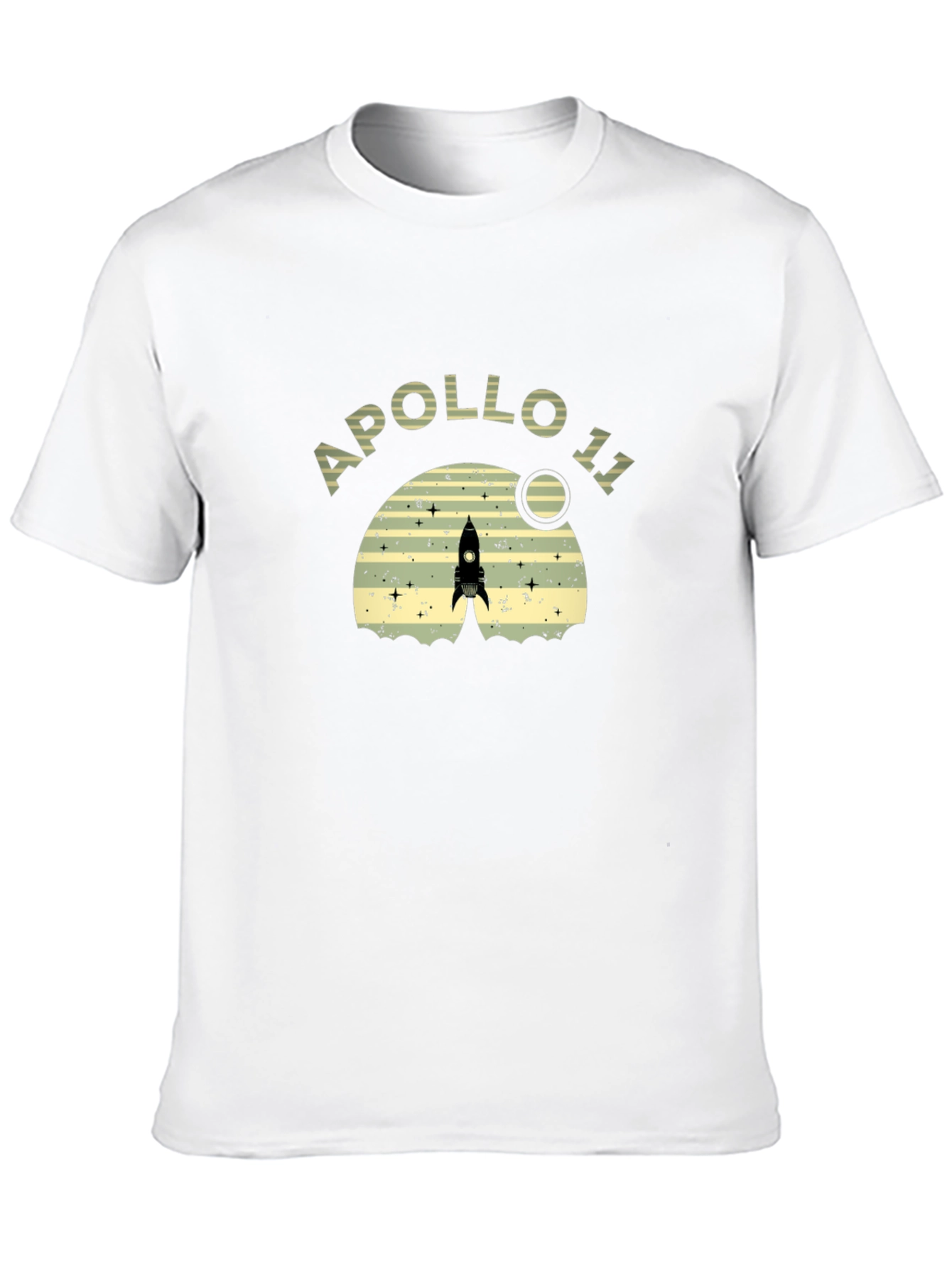 Apollo 11 Graphic T-Shirt - Space Rocket Tee