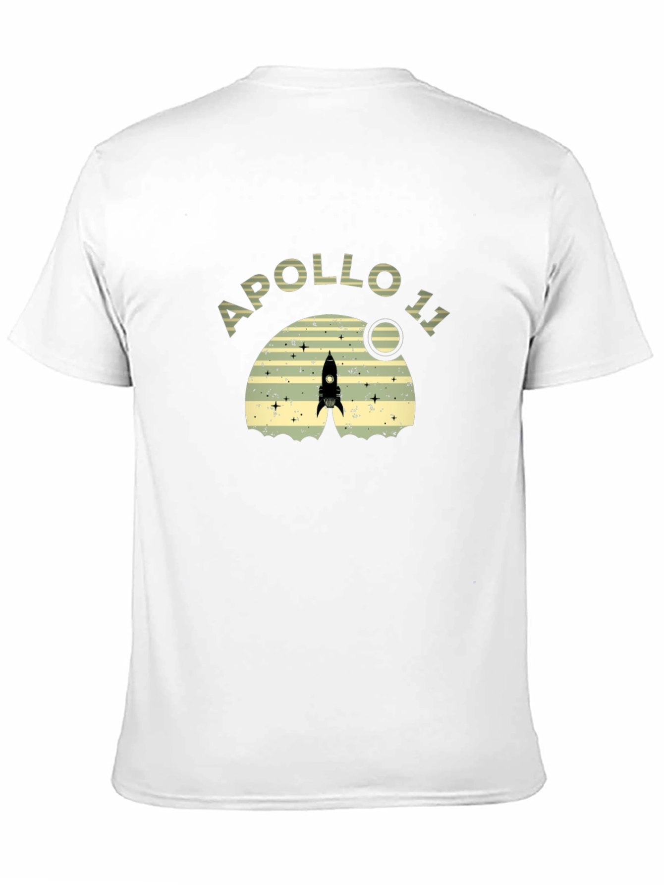 Apollo 11 Graphic T-Shirt - Space Rocket Tee