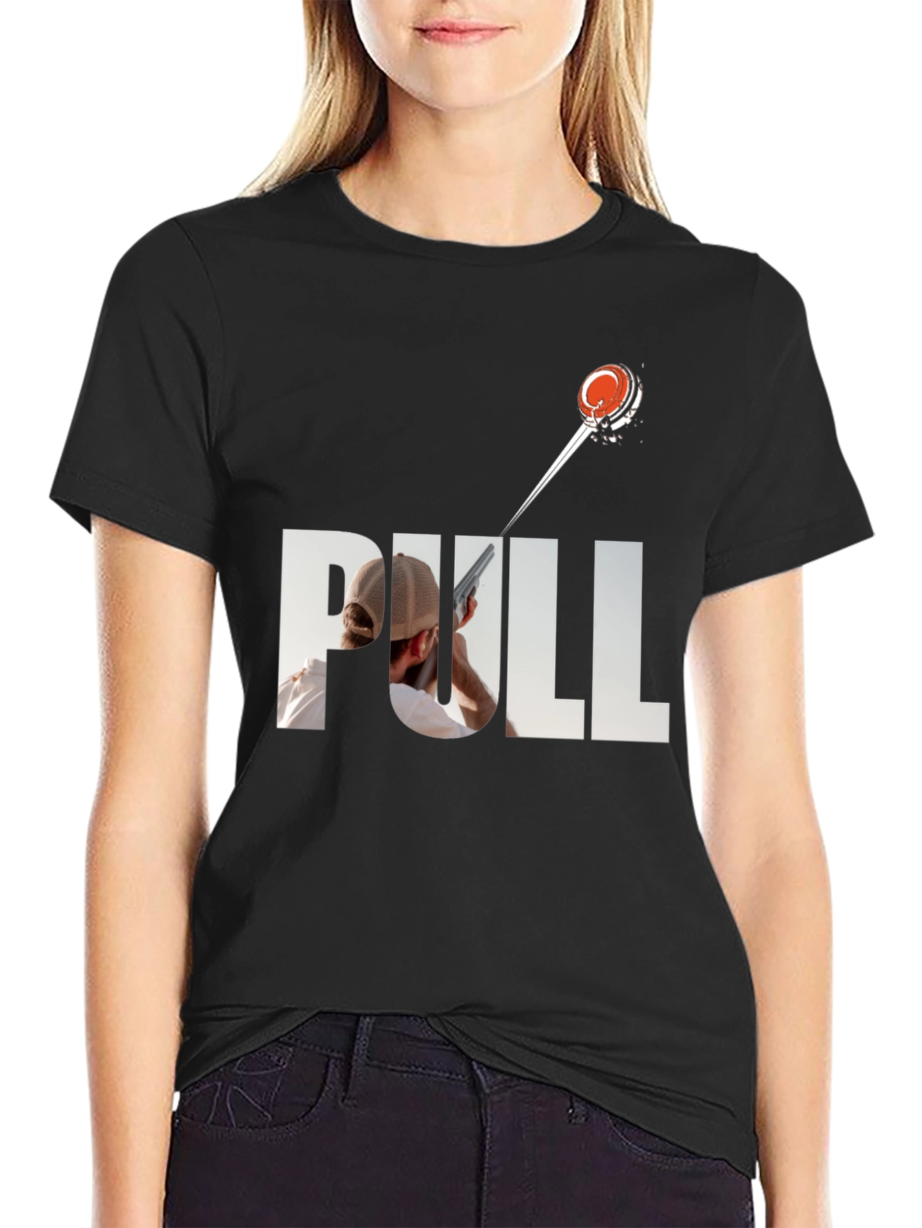 Clay Shooting T-Shirt: Pull Design