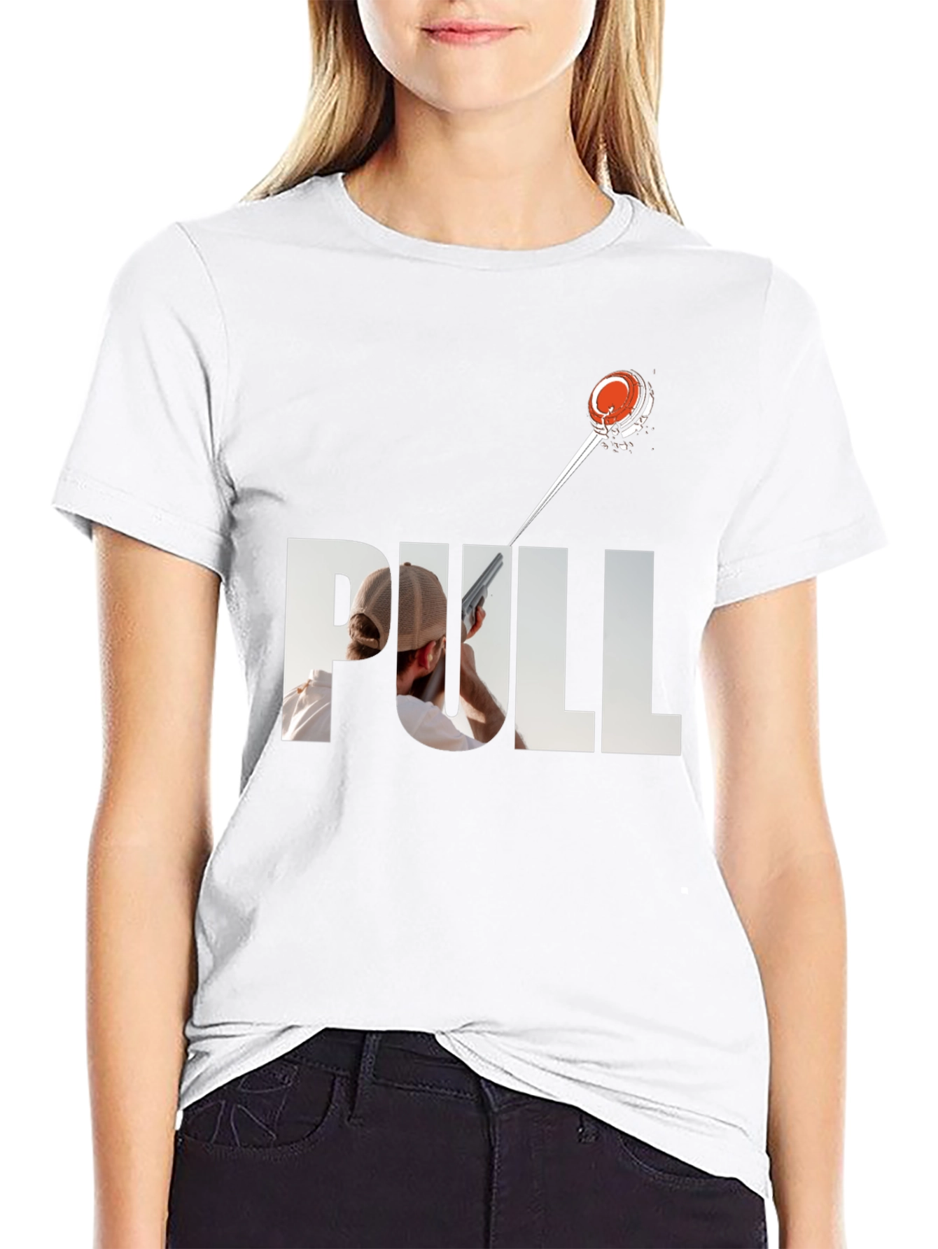 Clay Shooting T-Shirt: Pull Design