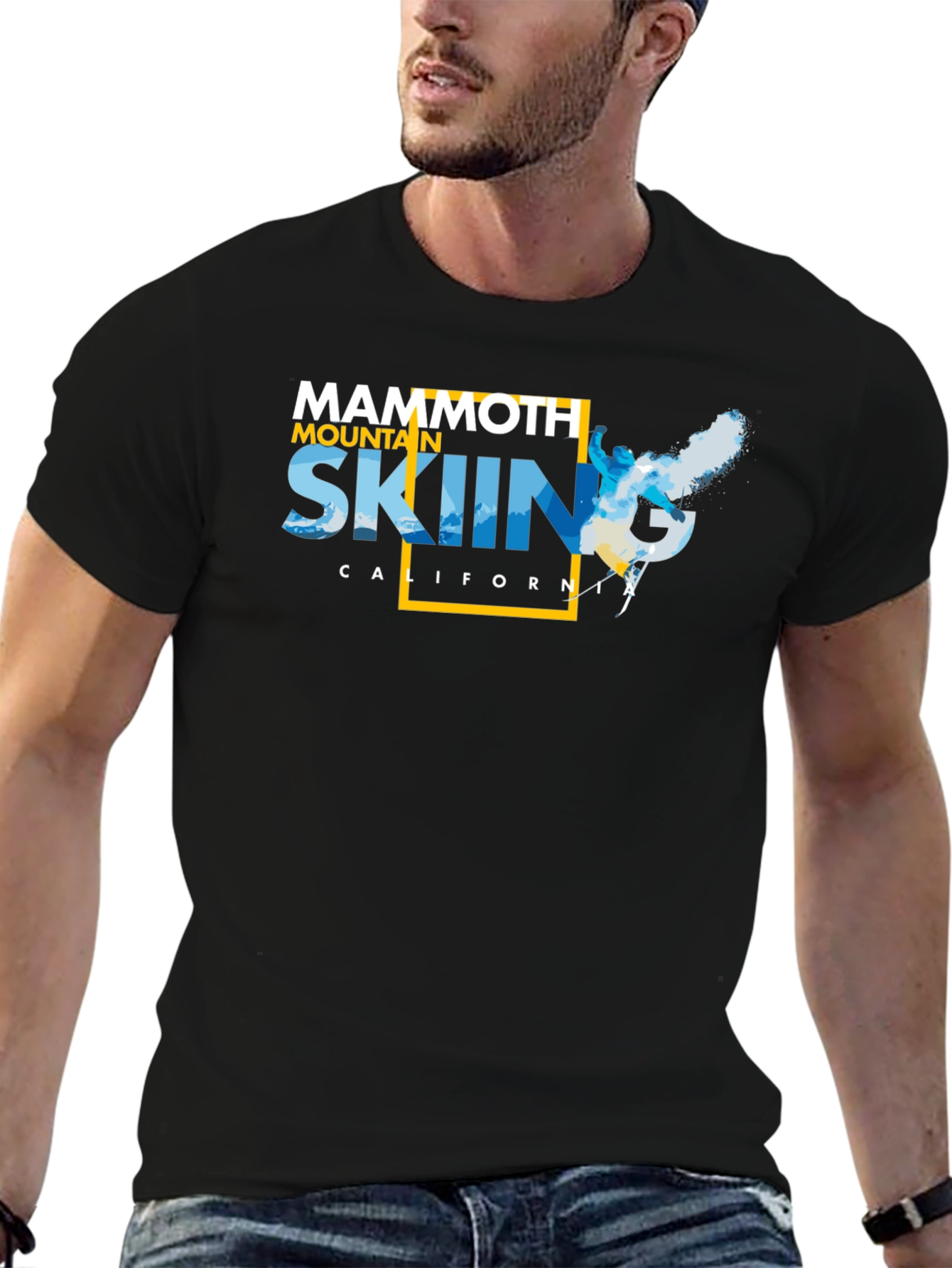 Mammoth Mountain Skiing T-Shirt - California Graphic Tee