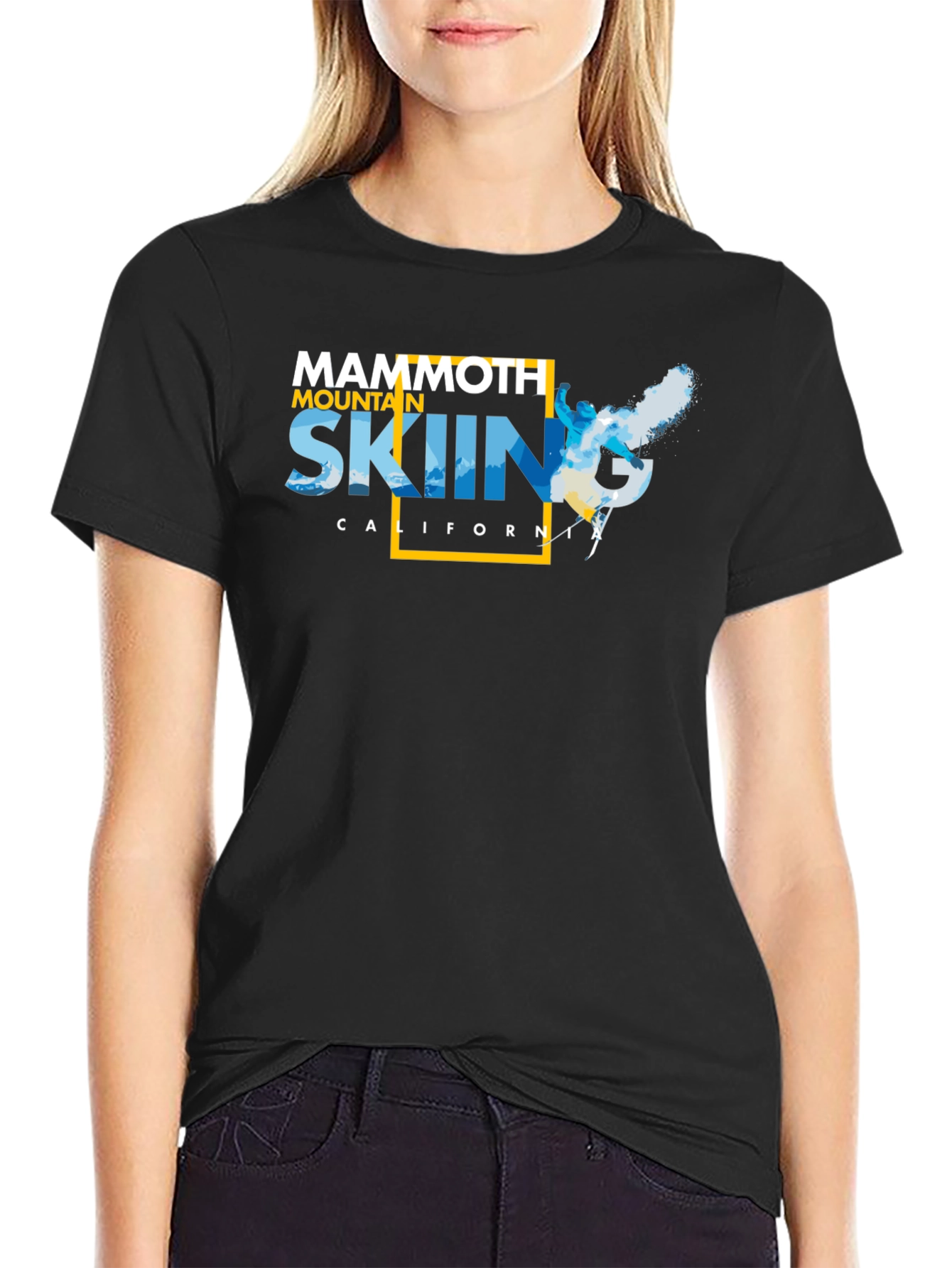 Mammoth Mountain Skiing T-Shirt - California Graphic Tee